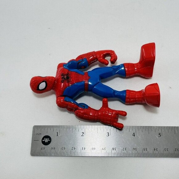 Hasbro Marvel Spiderman Figure Toy 5” Adjustable Posable Articulated Standalone - Picture 12 of 12